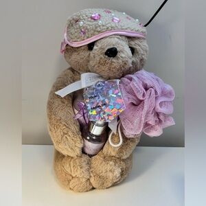 Teddy Bear with Bath Set